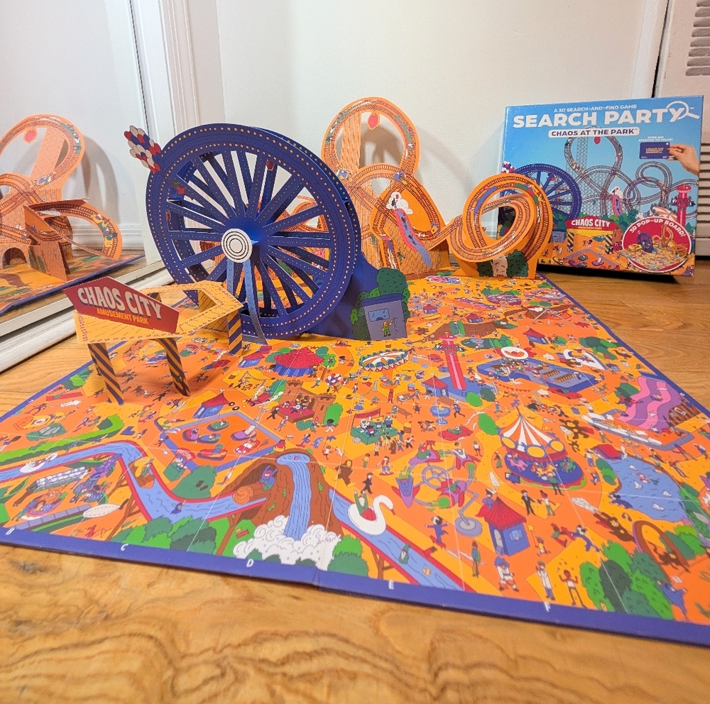 Search Party Chaos at the Park 3D Search and Find Board Game